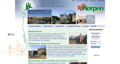 Desktop Screenshot of kerpentouristik.de